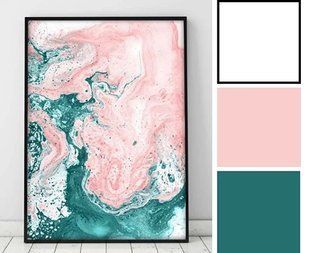 Набор Fluid Art Изумруд Квадрат 30х30 см
