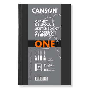 Блокнот для рисунка Art Book One портретный, 14x21,6 см, 100 г/м2, 98 листов, Canson
