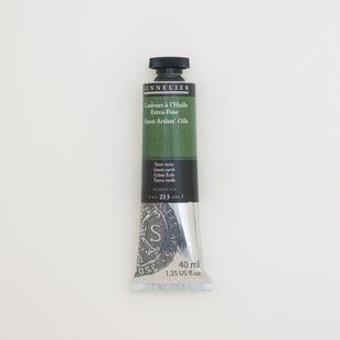 Масляная краска Sennelier, 40 мл, профессиональная, S1, Зелёная земля (Green earth)