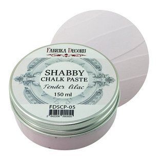 Меловая паста Shabby Chalk Paste, Нежно-лиловая, 150 мл, Fabrika Decoru