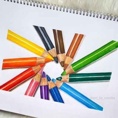 Набір кольорових олівців Procolour, металева коробка, 36 штук, Derwent