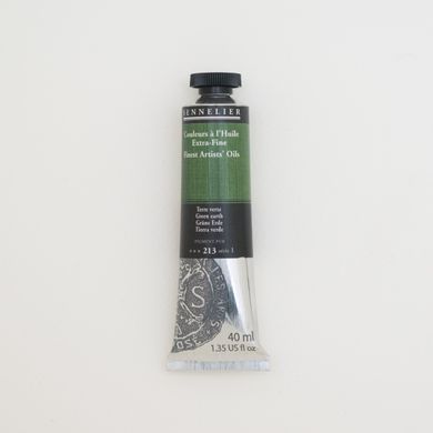 Масляная краска Sennelier, 40 мл, профессиональная, S1, Зелёная земля (Green earth)