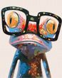 Картина за номерами Жаба в окулярах, 40x50 см, Brushme
