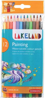 Набір акварельних олівців Lakeland Painting, 12 штук, Derwent