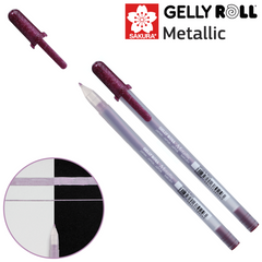 Ручка гелева, Metallic, Вишневий, Sakura