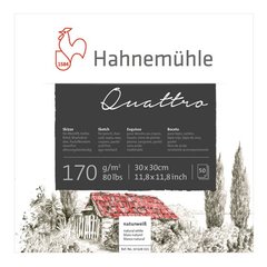 Альбом для малювання Quattro, 30x30 см, 170 г/м², 50 аркушів, Hahnemuhle