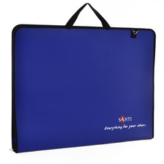 Папка-портфель для эскизов А2, синяя, 45x3,9x71,5 см, Santi