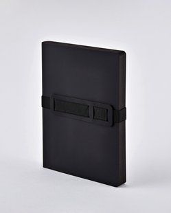Блокнот Voyager L, Black, 16,5х22 см, 120 г/м&sup2;, 128 листов, Nuuna