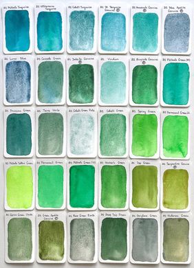 Краска акварельная Daniel Smith 15 мл Chromium Green Oxide