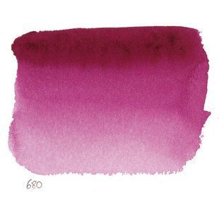 Краска акварельная L'Aquarelle Sennelier Маджента устойчивая №680 S3, полукювета