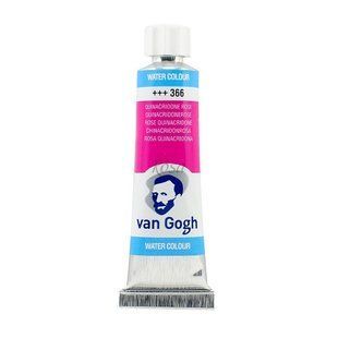 Фарба акварельна Van Gogh (366), Хінакрідон рожевий, туба, 10 мл, Royal Talens