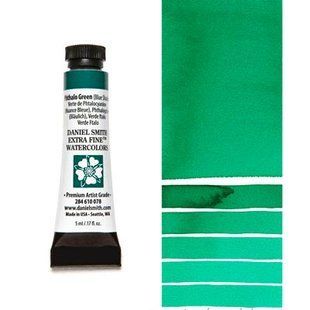 Фарба акварельна Daniel Smith 5мл Phthalo Green (Blue Shade)