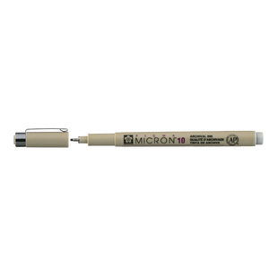 Лайнер PIGMA Micron (10), 0,6 мм, Сірий світлий, Sakura