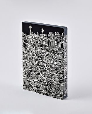 Блокнот Graphic L, Paris, 16,5х22 см, 120 г/м², 128 листов, Nuuna