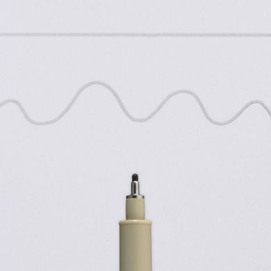 Лайнер PIGMA Micron (10), 0,6 мм, Сірий світлий, Sakura