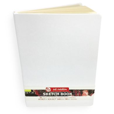 Блокнот для графіки Talens Art Creation, 21х29,7 см, 140 г/м2, 80 аркушів, білий, Royal Talens