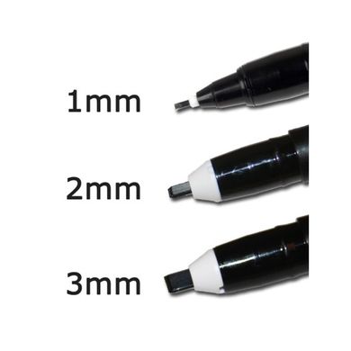 Набір лайнерів-ручок Pigma Brush Pen, Чорний, 3 штуки, Sakura