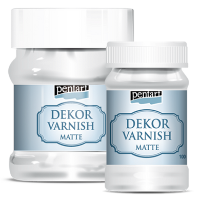 Лак финишный на водной основе, Dekor varnish, матовый, 50 мл, Pentart