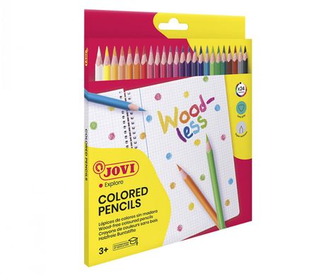 Набор цветных карандашей JOVI 24 штуки