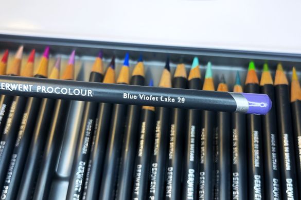 Набір кольорових олівців Procolour, металева коробка, 72 штуки, Derwent
