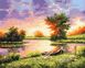 Картина по номерам Закат на озере, 40х50 см, Brushme BS9923 фото 1 с 2
