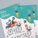 Альбом-склейка для малювання Cats on a Вicycle, А4, 21х29,7 см, 100г/м2, 30 аркушів, ROSA Kids 4823098543022 зображення 3 з 5