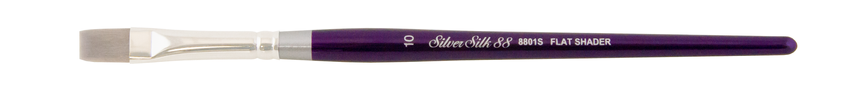 Кисть Silver Brush 8801S Silver Silk 88 синтетика плоская №10