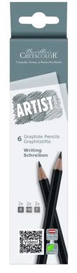 Набор графитовых карандашей Artist Studio Line 6 штук, Cretacolor