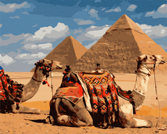 Картина за номерами Символи Єгипту, 40x50 см, Brushme
