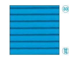 Гофрокартон №33 В2, 50x70 см, 253 г/м², пассифик голубой, Folia