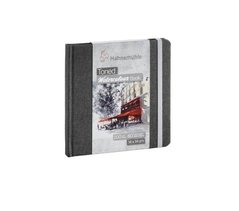 Скетчбук для акварелі Toned Grey Book, 14х14 см, 200 г/м², 30 аркушів, сірий, Hahnemuhle