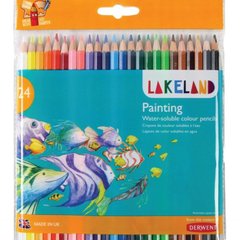Набір акварельних олівців Lakeland Painting, 24 штуки, Derwent