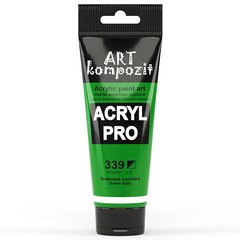Акриловая краска ART Kompozit, зеленый светлый (339), 75 мл