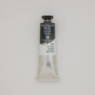 Олійна фарба Rive gauche, 40 мл, Чорний Марс (Mars Black)