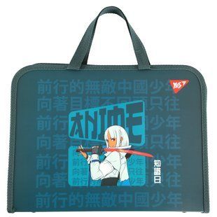 Папка-портфель Yes Anime, FC, на блискавці з тканинними ручками