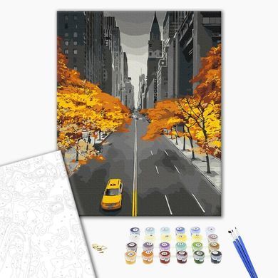 Картина по номерам Золото Нью-Йорка, 40х50 см, Brushme