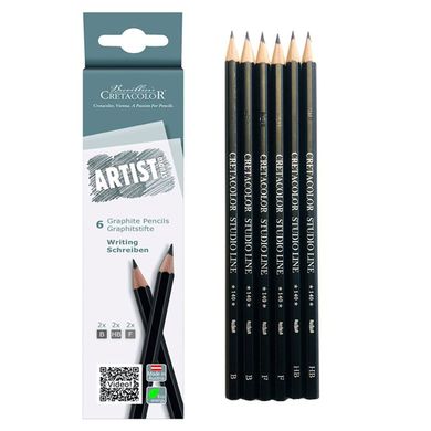Набір графітних олівців Artist Studio Line 6 штук, Cretacolor