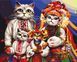 Картина по номерам Кошачья семья &copy; Марианна Пащук, 40х50 см, Brushme PBS53872 фото 1 с 2