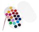 Набір акварельних фарб JOVI 22 кольори в таблетованій сухій формі 30 мм + пензлик 830/22 зображення 8 з 8