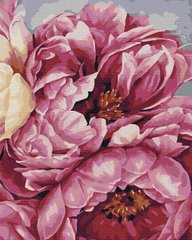 Картина за номерами Цвітіння півоній, 40x50 см, Brushme