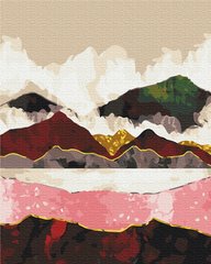 Картина по номерам Багровые горы, 40х50 см, Brushme