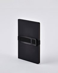 Блокнот Voyager M, Black, 13,5х20 см, 120 г/м², 88 листов, Nuuna
