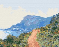 Картина по номерам Горная дорога в Монако, Клод Моне, 40x50 см, Brushme