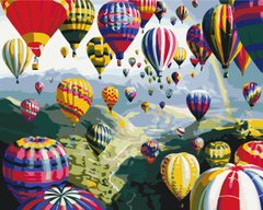 Картина по номерам Разноцветные шары, 40x50 см, Brushme