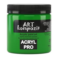 Акриловая краска ART Kompozit, зеленый светлый (339), 430 мл