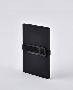 Блокнот Voyager M, Black, 13,5х20 см, 120 г/м&sup2;, 88 листов, Nuuna