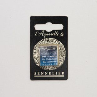 Акварельная краска Sennelier, полукювета, S3, индантреновый синий