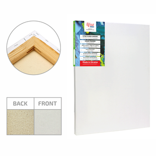 Полотно на підрамнику 40х65 см, дрібне зерно, бавовна, акрил, галерейна натяжка, Rosa Studio