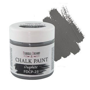 Крейдяна фарба Chalk Paint Графіт, 150 мл, Fabrika Decoru