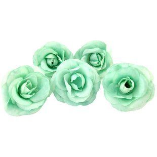 Цветок чайной розы mini, Мятний, 1 штука, Fabrika Decoru